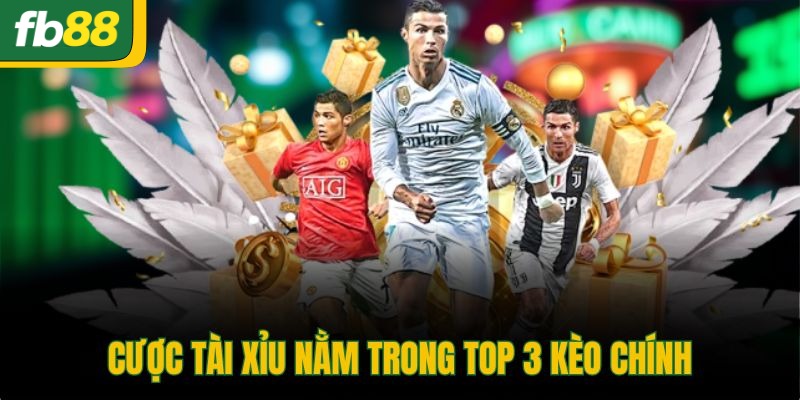 Cược tài xỉu nằm trong top 3 kèo chính