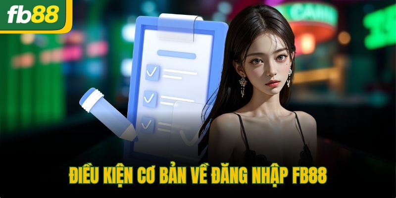Điều kiện cơ bản về đăng nhập FB88