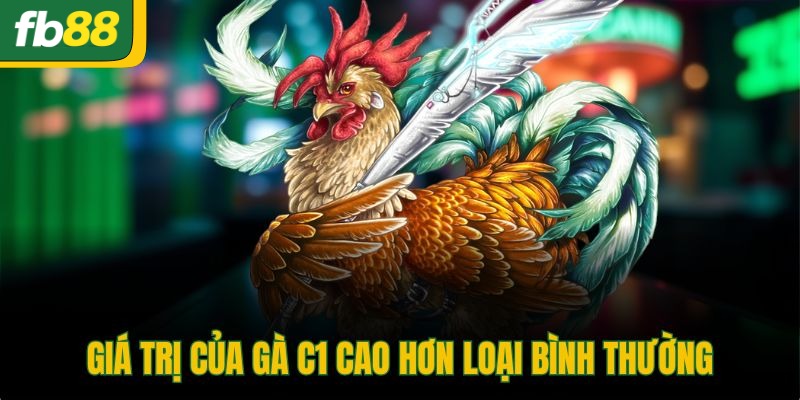 Giá trị của gà C1 cao hơn loại bình thường