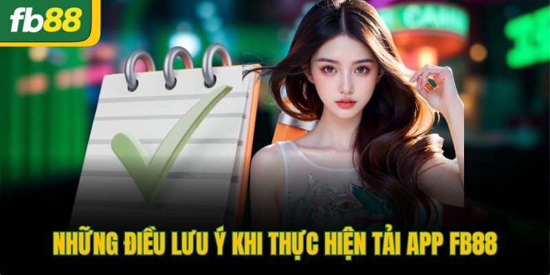 Những điều lưu ý khi thực hiện tải app FB88